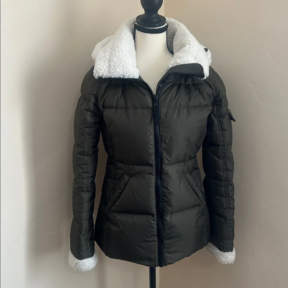 Bloomingdales-Aqua Down Jacket with Removable Hood. - Picture 3 of 17